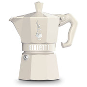 Bialetti 0009059 Moka Exclusive Moka 3 tazze Alluminio Termoplastica colore Crema (colore)