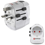 Hama 00223477 Adattatore Universale ProLight 3-polig 30 W con USB Tipo C e Tipo F colore Bianco