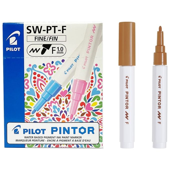 Pilot Pintor Pennarello a Punta Fine Marrone