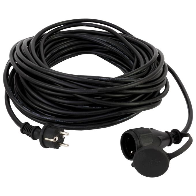 REV 0065259 Prolunga Alimentazione H05RR-F 3G1,5 mm² 25 m IP44 colore Nero