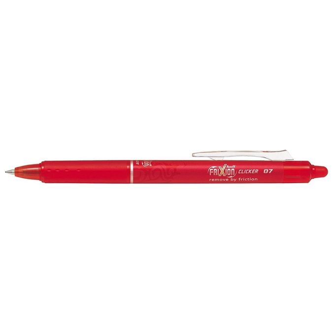 PILOT 487494 Frixion Clicker Penna a sfera cancellabile a scatto tratto 0,7 mm colore Rosso