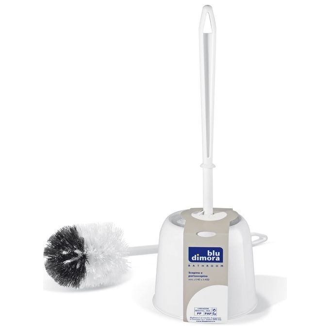 Perfetto Portascopino Plastica Fiore Bianco