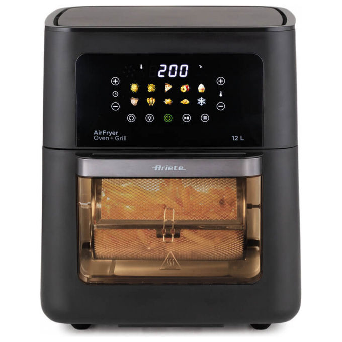 Ariete 00C464100AR0 Friggitrice ad aria 12 L 1800 W 10 programmi preimpostati Display digitale touch colore Nero
