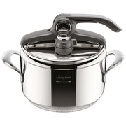 Lagostina 012022010505 Diva Pentola a Pressione Acciaio Inox 5 L Induzione Gas Cottura Veloce fino al 50% colore Acciaio inox