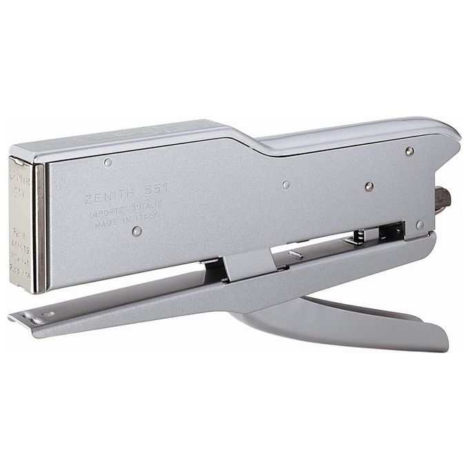 Zenith 205511047 551 Cucitrice a Pinza 150 Punti fino a 35 Fogli 70 mm colore Alluminio