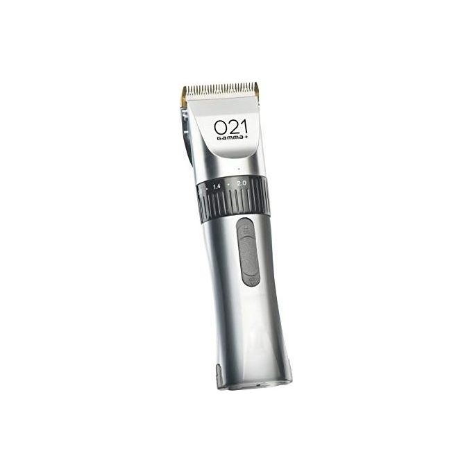Gammapiu' Tagliacapelli Uomo Professionale 021 con 5 Pettini Distanziatori Testina Intercambiabile in Ceramica Doppia Batteria Lama Regolabile Ricaricabile