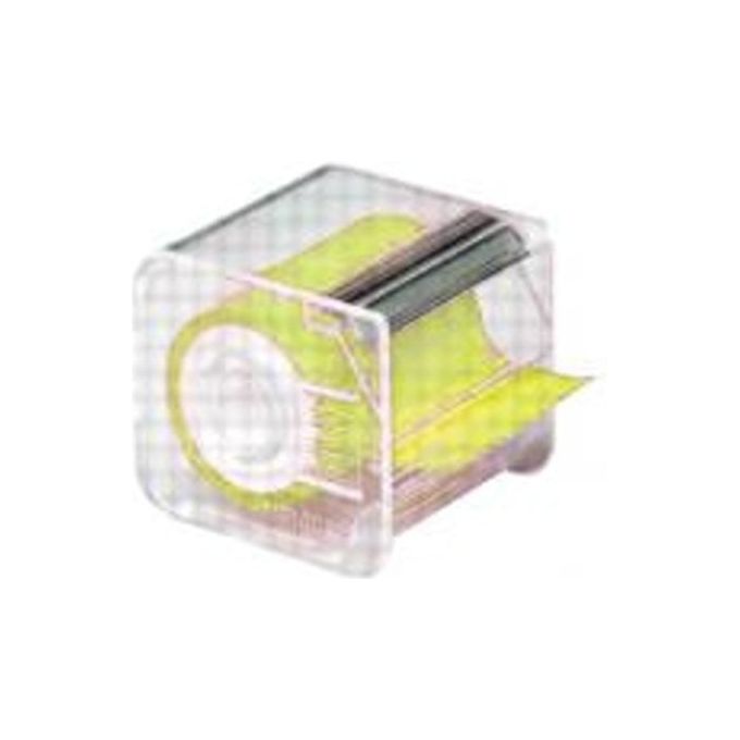 Eurocel Nastro Adesivo Scrivibile E Removibile 50mm X 10mt Colore Giallo Fluo Con Dispenser (conf.6)