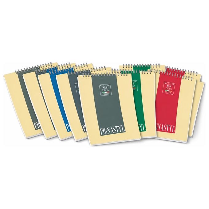 Pigna Confezione 10 quaderno styl a5 Ff.60 80g
