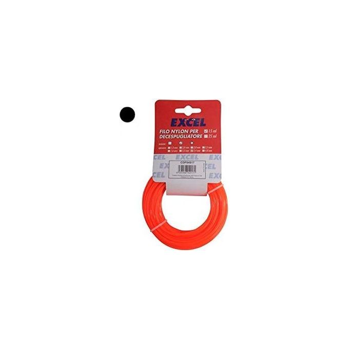 Excel Filo Nylon Tondo 16Mm 15Mt