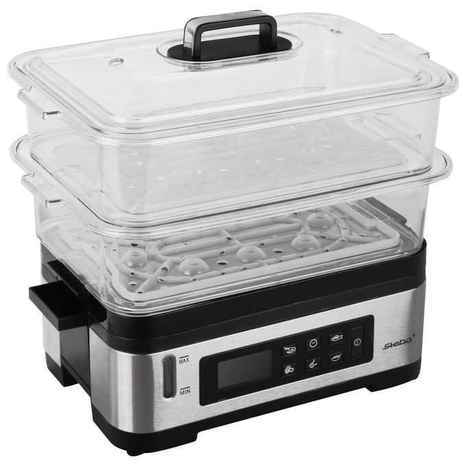 Steba DG 2 Vaporiera 6 Litri Acciaio Inox-Nero 1200W