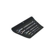 Wera 05020380001 6007 Joker Set di Chiavi a Cricchetto Aperte 5 Pezzi Misura 8 10 13 17 19 mm colore Acciaio inox