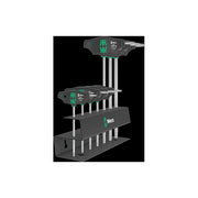 Wera 05023456001 467-7 TORX HF Set 2 Set di cacciaviti 7 pezzi con impugnatura a T profilo TORX acciaio ad alta resistenza colore Nero Verde