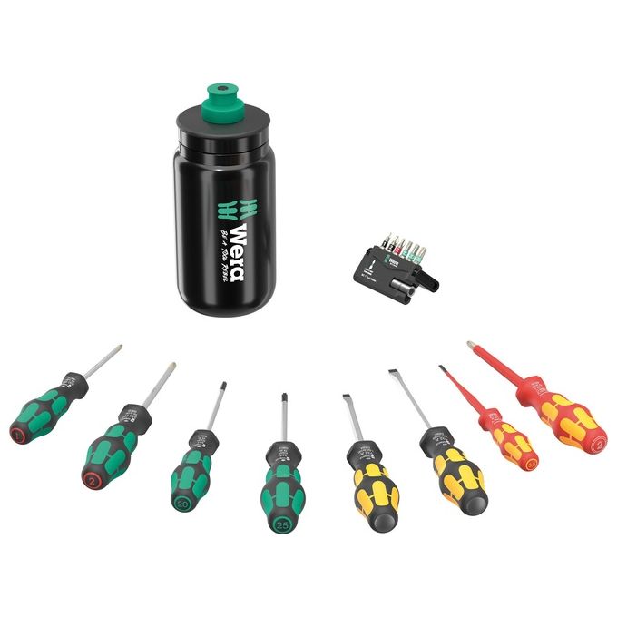 Wera 9540 Kraftform XL Bottiglia Kit 17 Pezzi