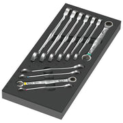 Wera 05150120001 6000 Joker Set 1 Inserto in Schiuma Resistente con 11 Chiavi a Cricchetto per Carrello da Officina Tool Rebel colore Bicolore