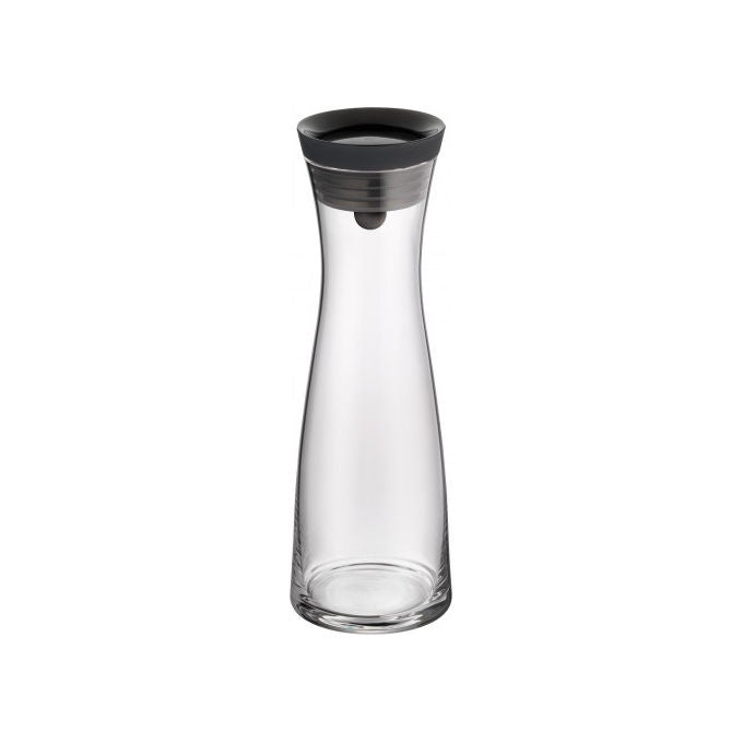 WMF 06.1770.6610 Decanter in Vetro con Filtro Integrato e Chiusura Basculante 1 L colore Nero