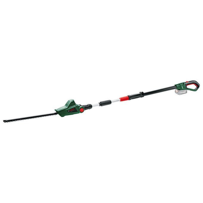 Bosch 06008B3001 UniversalHedgePole 18 Tagliasiepi a Batteria 18 V Lama 43 cm Regolabile fino a 2,6 m colore Nero Verde Rosso