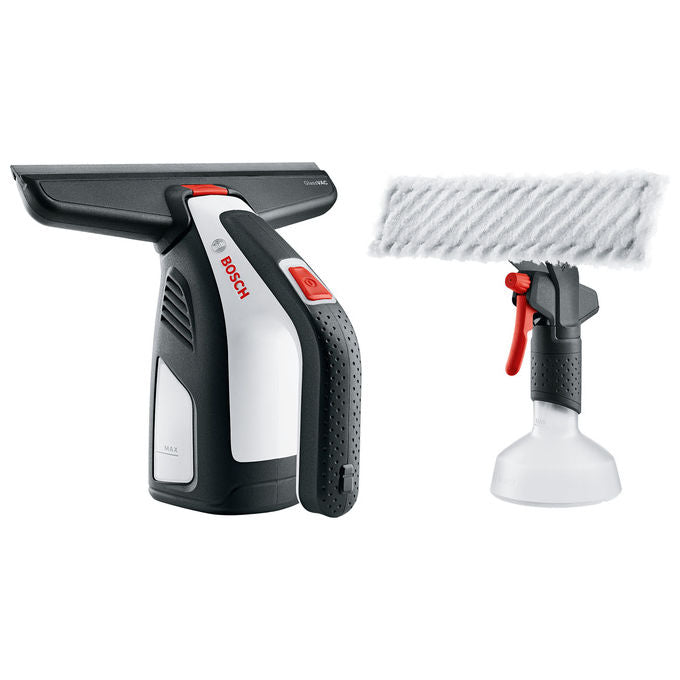 Bosch 06008B7200 GlassVAC Solo Plus Lavavetri Aspiragocce Elettrico a Batteria Autonomia 35 Finestre Tecnologia Tergicristallo Bosch Capacita' Serbatoio 100 ml Peso 0.7 Kg colore Nero