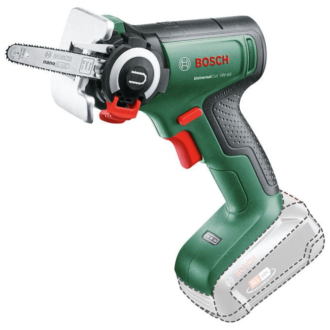 Bosch 06033D5200 UniversalCut 18V-65 Seghetto Elettrico 8000 spm 6,5 cm Batteria 18 V 2,5 Ah colore Nero Verde