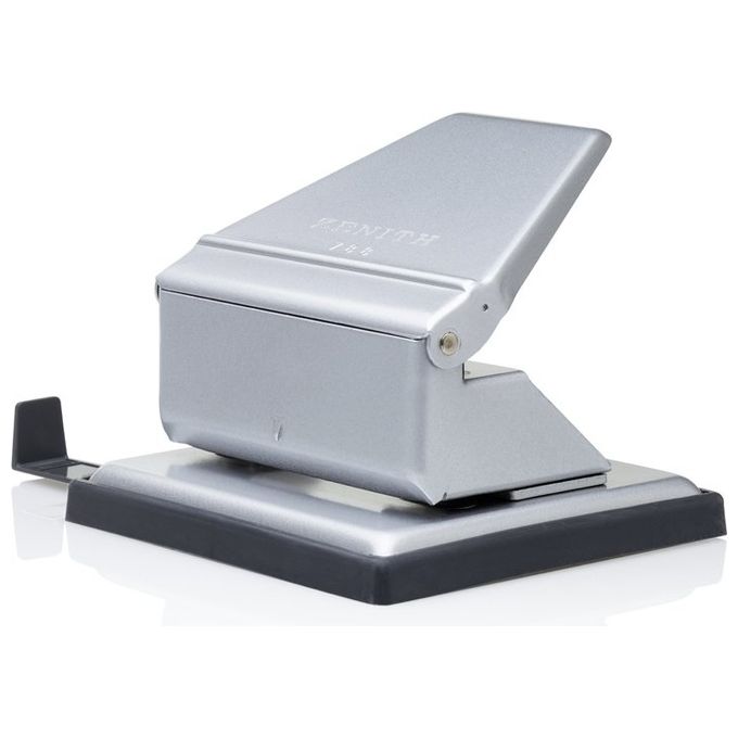 Zenith ZE 788 AL Perforatore a Due Fori 15 Fogli Passo 80 mm Diametro 5,5 mm Guida in ABS Colore Argento