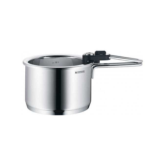 WMF 0792816040 Simmertopf Pentola a Vapore con Termometro e Inserto Rimovibile 18 cm colore Argentato