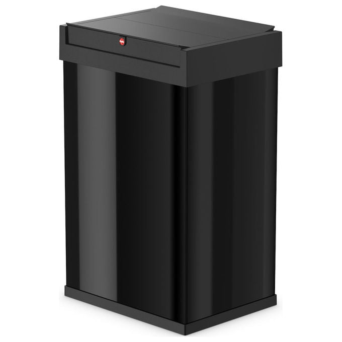 Hailo 0840-141 Big-Box Swing L Cestino per Rifiuti 35 L Acciaio Colore Nero