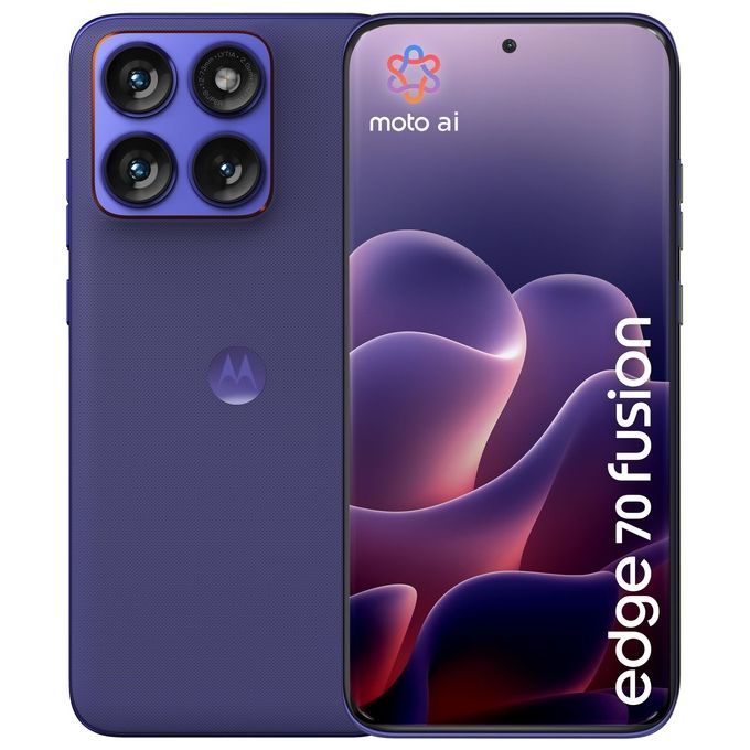 Motorola 0840493611211 Edge 70 Fusion Smartphone 8 GB RAM 256 GB 6.78'' 5200 mAh colore Viola