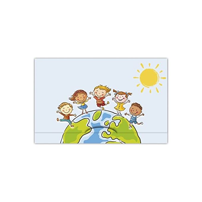 Daiber Busta Protettiva Fino a 15x20cm Globo 25 Pezzi