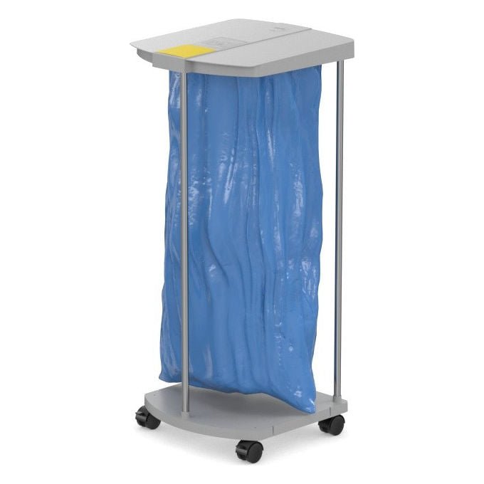 Hailo 0912-210 ProfiLine MSS XXXL Portasacchetto dell'immondizia autoportante con ruote 120 L colore Grigio