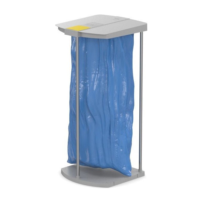 Hailo 0912-110 ProfiLine MSS XXXL Porta Sacchi 120 l con Coperchio e Sistema di Espansione colore Grigio
