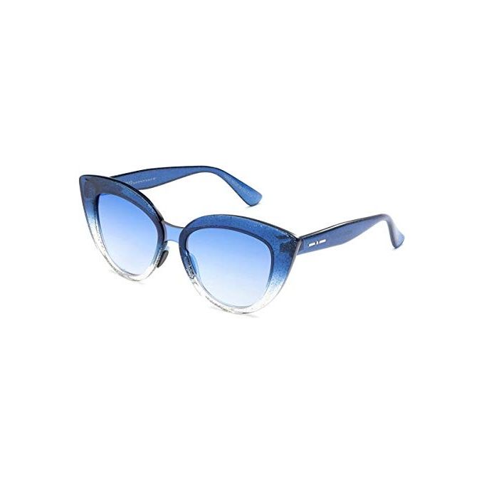 Italia Independent Occhiali da Sole Mod MESSINA 0936 LIGHT BLUE GLITTER per uno stile unico e distintivo
