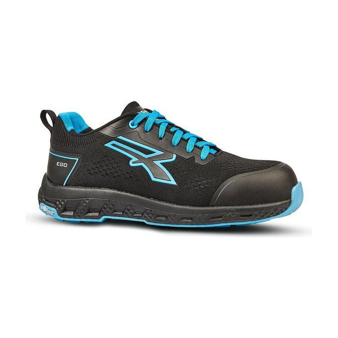 U-Power 0RE20036-39 Deon ESD Scarpe da ginnastica antinfortunistiche Unisex con suola antiscivolo in gomma e EVA traspirante colore Blu Nero