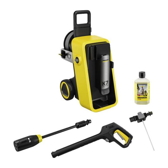 Kärcher K 7 Comfort Premium Idropulitrice 3000 W 180 bar con Serbatoio Detergente e Avvolgitubo Integrato colore Giallo