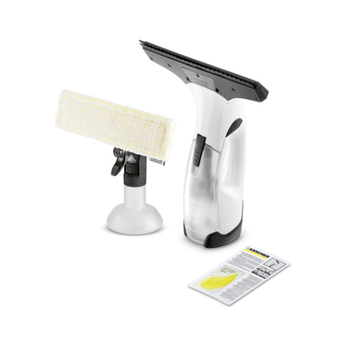 Kärcher 1.633-640.0 WV 2 PLUS Pulitore di Finestre Elettrico Capacita' Serbatoio 0.1 L Autonomia 35 min Superficie Pulita 105 m² colore Nero Bianco