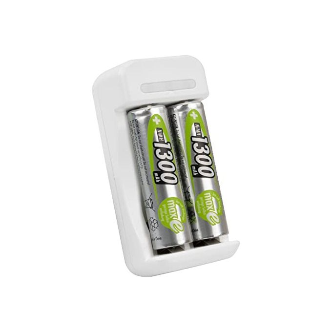 Ansmann Caricabatterie Basic II con 2 x AA 1300mAh