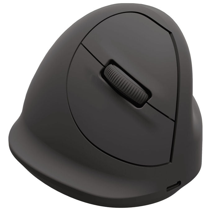 Fellowes 100143581 Mouse Verticale Ergonomico Bluetooth USB Type-C Ottico Nero