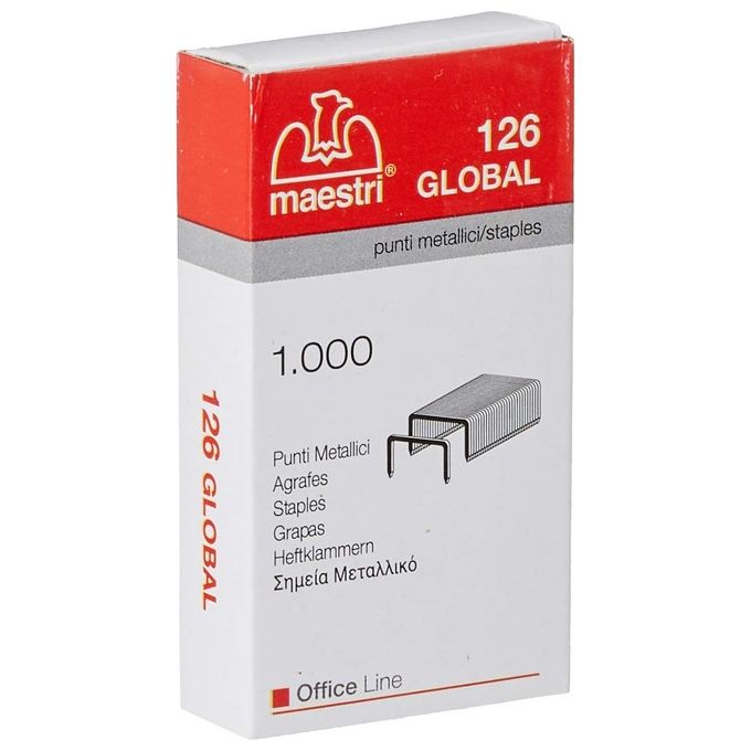 Ro-ma Scatola 1000 Punti Eurostaples 126 Global (24 6) Ro-ma (conf.10)