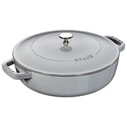 STAUB 1004752 Chistera Casseruola in ghisa 28 cm 3,7 L adatta a tutti i piani cottura inclusa induzione colore Grigio grafite
