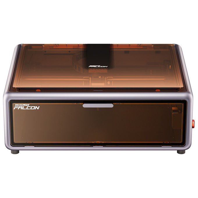Creality 1005010223 Falcon A1 10W Incisore e Taglio Laser Potenza 10W Sistema CoreXY Fotocamera Intelligente Materiali Multipli Velocita' 600 mm-s colore Grigio
