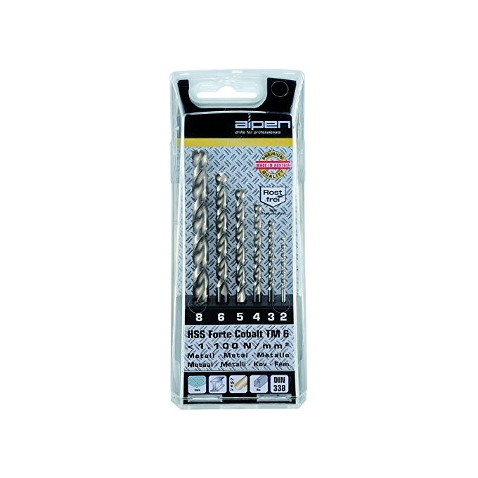 Alpen Punta per Trapano  HSS Cobalt Forte TM 6