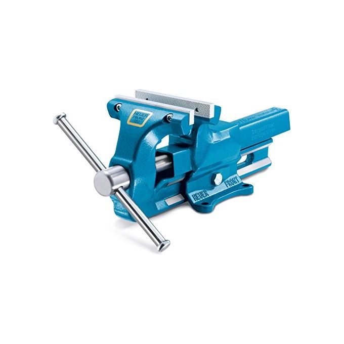 Brockhaus Heuer Morsa da Banco con Ganasce Reversibili e Intercambiabili Scanalata e Liscia