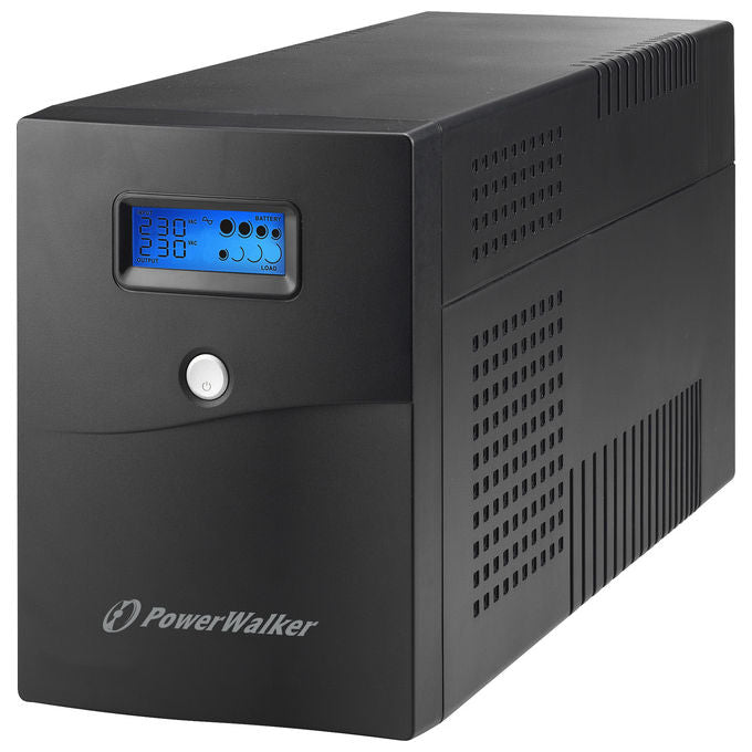 PowerWalker 10121144 VI 3000 SCL gruppo di continuita' a linea interattiva 3 kVA 1800 W forma d'onda sinusoidale LCD USB RJ45 RJ11 colore Nero