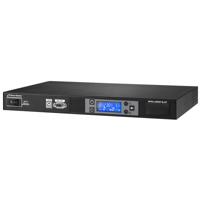 PowerWalker 10133001 RC-16A IEC Unita' di Distribuzione dell'Energia 8 Prese AC 1U colore Nero