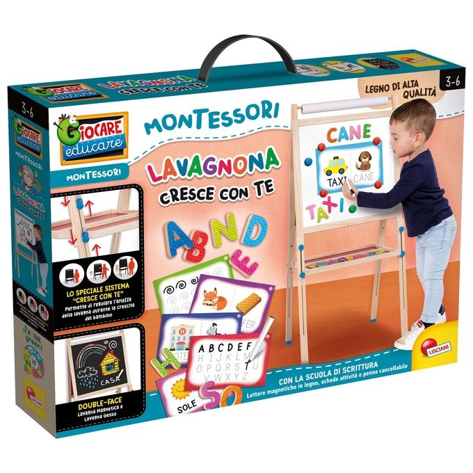 Lisciani Lavagna Gioco Montessori Cresce con Te