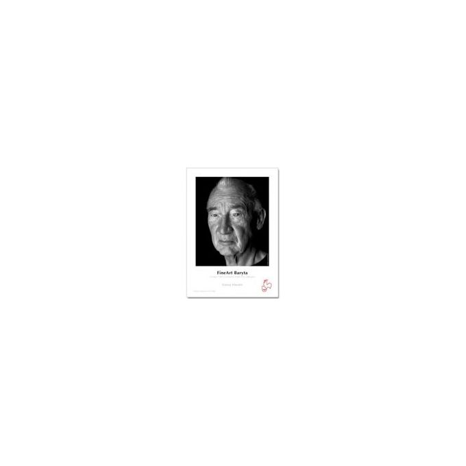 Hahnemühle HAH10641671 FineArt Baryta Carta Inkjet 325 g-m² Finitura Molto Lucida 25 Fogli A4 colore Bianco