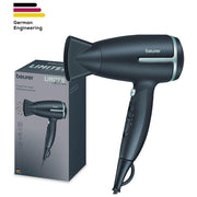 Beurer 10716 HC 25 Asciugacapelli 2 velocita' 2 temperature Getto freddo Funzione ionica Lunghezza cavo 1 8 m colore Nero