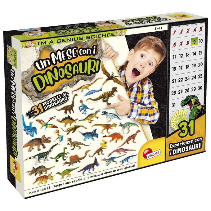 Lisciani Gioco Educativo Im a Genius Un Mese con i Dinosauri