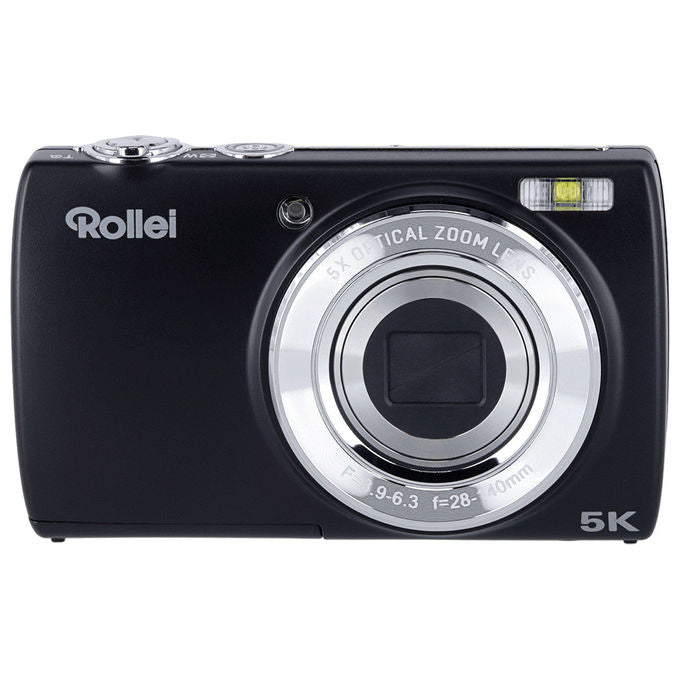 Rollei 10874 Powerflex Compact Fotocamera compatta 64 MP Zoom ottico 5x Risoluzione video 5K Ultra HD colore Nero