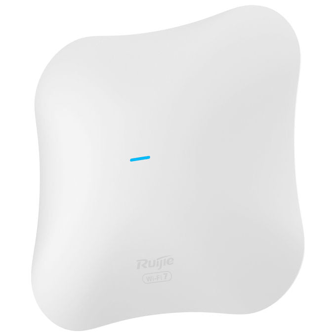 Ruijie RG-RAP73PRO Punto Accesso Wireless Wi-Fi 7 Tri-Band 13657 Mbit-s con PoE+ e SFP+ colore Bianco