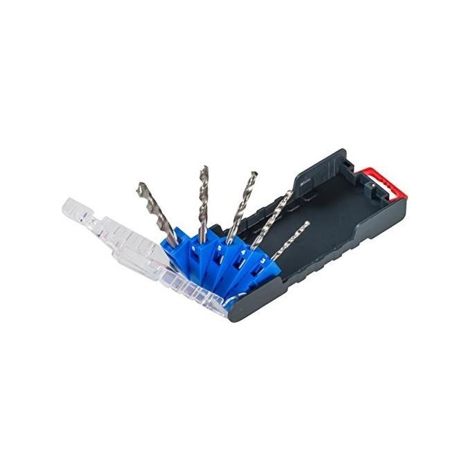 Kwb Set Di 5 Punte Per Trapano Hss Diametro 3-4-5-6-8Mm