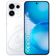 Oppo 110010237124 Reno16 F Smartphone 5G Tripla fotocamera 50+8+50MP Display 6.57'' 120Hz AMOLED RAM 8GB ROM 256GB Batteria 6500mAh colore Bianco